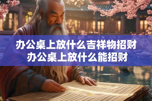 办公桌上放什么吉祥物招财 办公桌上放什么能招财