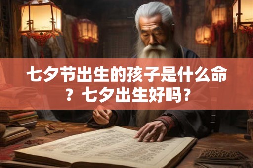 七夕节出生的孩子是什么命？七夕出生好吗？