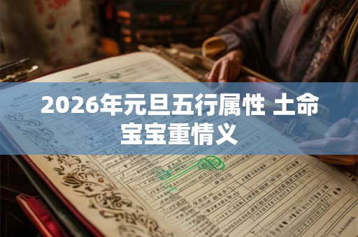 2026年元旦五行属性 土命宝宝重情义
