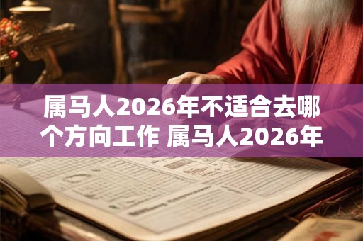 属马人2026年不适合去哪个方向工作 属马人2026年工作注意事项