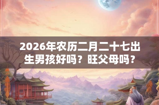 2026年农历二月二十七出生男孩好吗？旺父母吗？