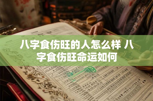 八字食伤旺的人怎么样 八字食伤旺命运如何