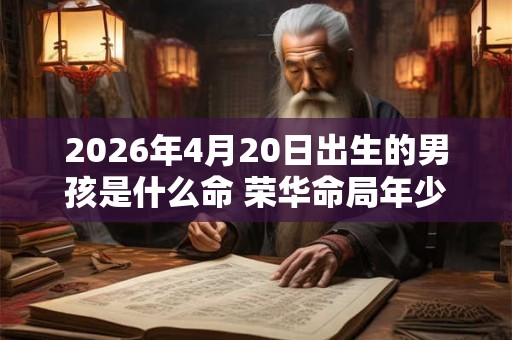 2026年4月20日出生的男孩是什么命 荣华命局年少有成