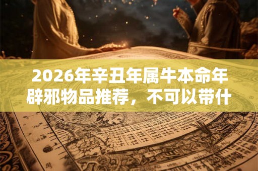 2026年辛丑年属牛本命年辟邪物品推荐，不可以带什么生肖饰品？