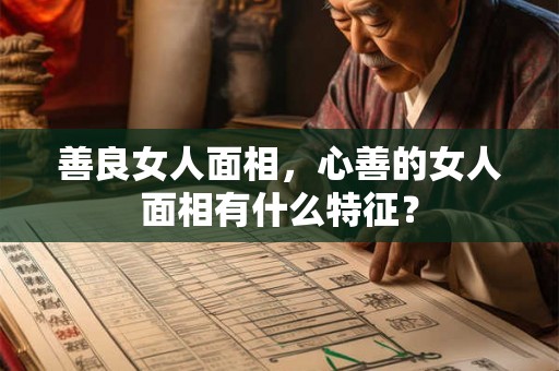 善良女人面相，心善的女人面相有什么特征？