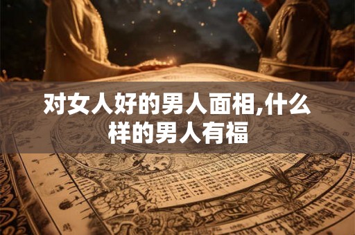 对女人好的男人面相,什么样的男人有福