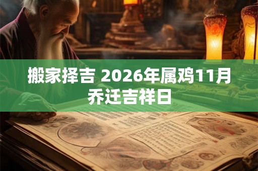 搬家择吉 2026年属鸡11月乔迁吉祥日
