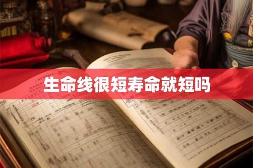 生命线很短寿命就短吗