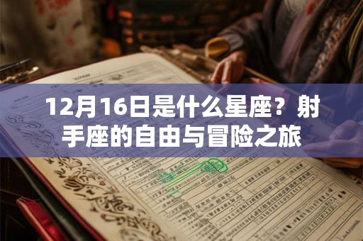 12月16日是什么星座？射手座的自由与冒险之旅