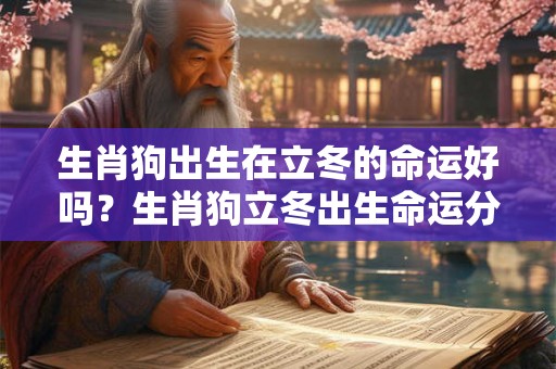生肖狗出生在立冬的命运好吗?生肖狗立冬出生命运分析 生肖狗出生在立冬的命运好吗?生肖狗立冬出生命运分析