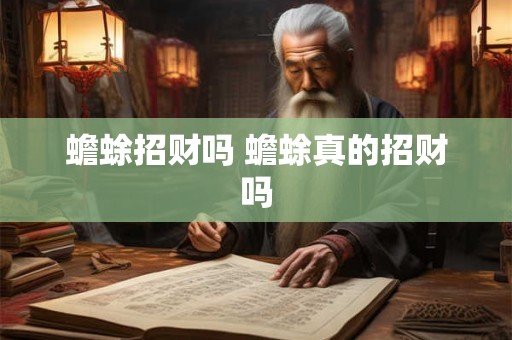 蟾蜍招财吗 蟾蜍真的招财吗