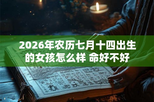 2026年农历七月十四出生的女孩怎么样 命好不好
