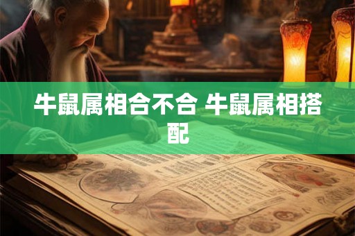 牛鼠属相合不合 牛鼠属相搭配 牛鼠属相合不合 牛鼠属相搭配