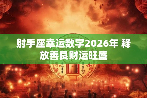 射手座幸运数字2026年 释放善良财运旺盛
