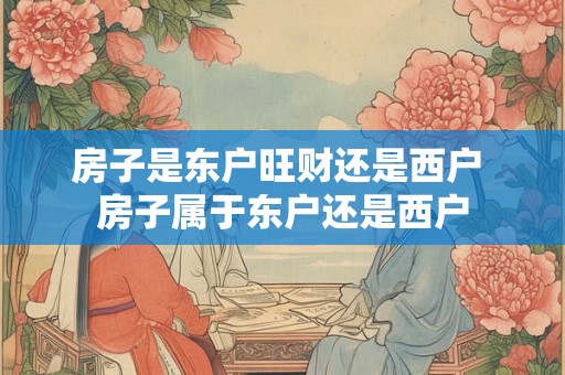 房子是东户旺财还是西户 房子属于东户还是西户 房子是东户旺财还是西户 房子属于东户还是西户