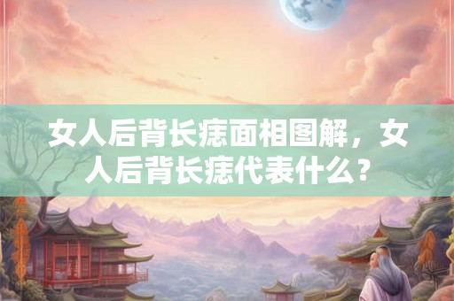 女人后背长痣面相图解，女人后背长痣代表什么？