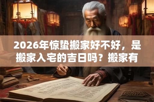 2026年惊蛰搬家好不好，是搬家入宅的吉日吗？搬家有什么禁忌？