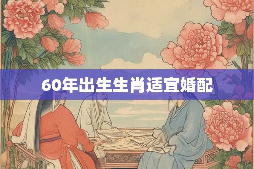 60年出生生肖适宜婚配