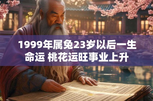 1999年属兔23岁以后一生命运 桃花运旺事业上升