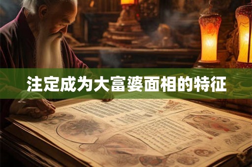 注定成为大富婆面相的特征