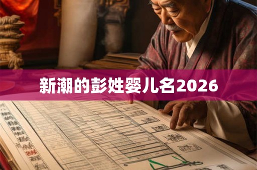新潮的彭姓婴儿名2026