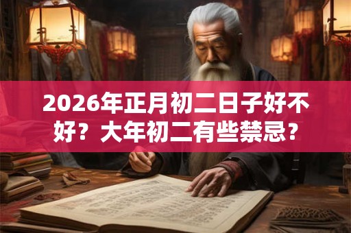 2026年正月初二日子好不好?大年初二有些禁忌? 2026年正月初二日子好不好?大年初二有些禁忌?