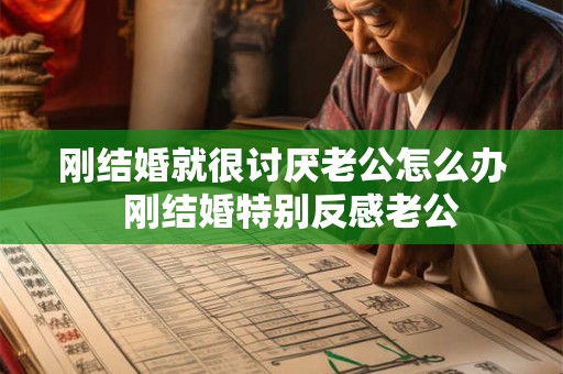 刚结婚就很讨厌老公怎么办  刚结婚特别反感老公