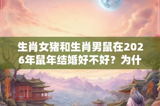 生肖女猪和生肖男鼠在2026年鼠年结婚好不好?为什么? 生肖女猪和生肖男鼠在2026年鼠年结婚好不好?为什么?