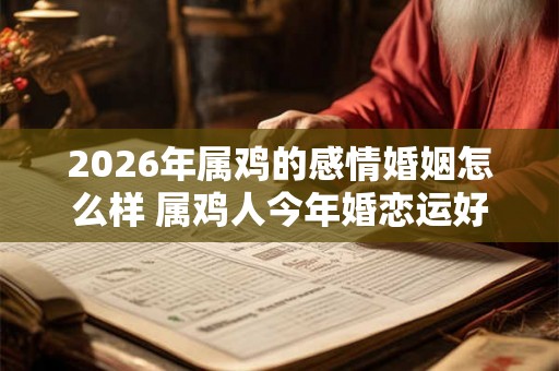 2026年属鸡的感情婚姻怎么样 属鸡人今年婚恋运好吗