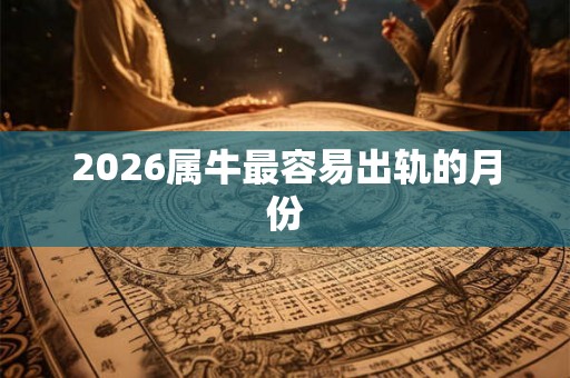 2026属牛最容易出轨的月份