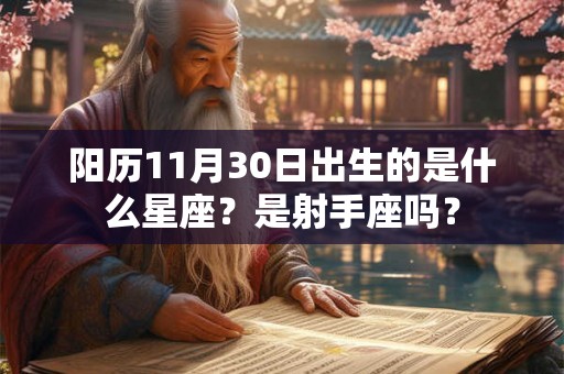 阳历11月30日出生的是什么星座?是射手座吗? 阳历11月30日出生的是什么星座?是射手座吗?