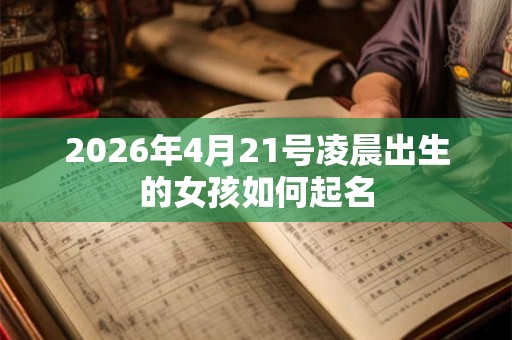 2026年4月21号凌晨出生的女孩如何起名
