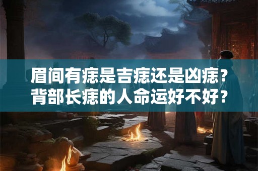 眉间有痣是吉痣还是凶痣？背部长痣的人命运好不好？