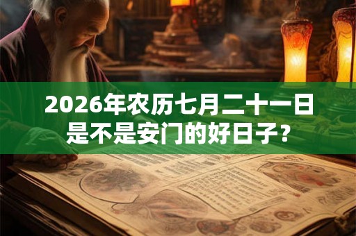 2026年农历七月二十一日是不是安门的好日子？