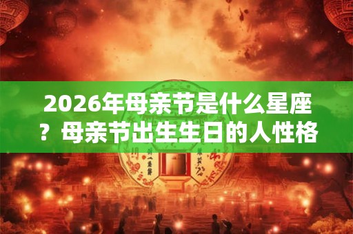2026年母亲节是什么星座？母亲节出生生日的人性格如何？