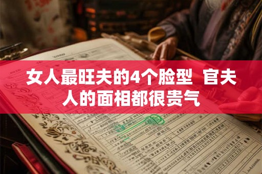 女人最旺夫的4个脸型 官夫人的面相都很贵气 女人最旺夫的4个脸型 官夫人的面相都很贵气