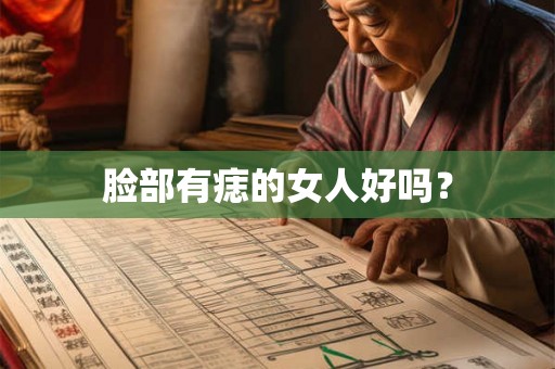 脸部有痣的女人好吗？