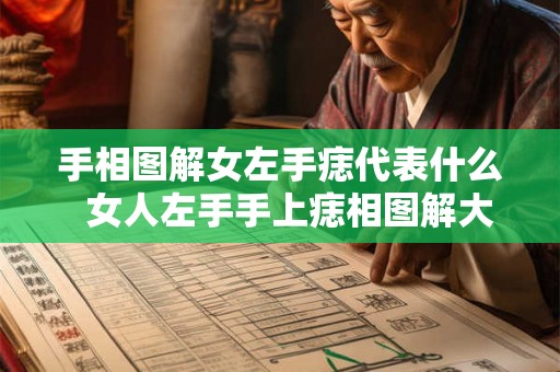 手相图解女左手痣代表什么 女人左手手上痣相图解大全 手相图解女左手痣代表什么 女人左手手上痣相图解大全