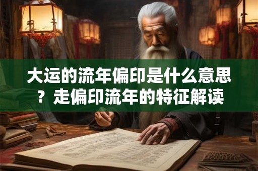 大运的流年偏印是什么意思？走偏印流年的特征解读