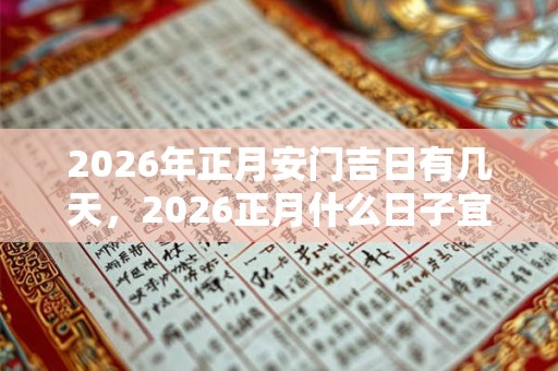 2026年正月安门吉日有几天,2026正月什么日子宜安门 2026年正月安门吉日有几天,2026正月什么日子宜安门
