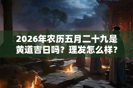 2026年农历五月二十九是黄道吉日吗？理发怎么样？