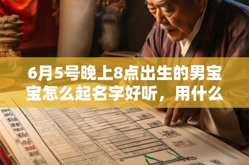 6月5号晚上8点出生的男宝宝怎么起名字好听,用什么字好 6月5号晚上8点出生的男宝宝怎么起名字好听,用什么字好