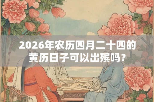 2026年农历四月二十四的黄历日子可以出殡吗? 2026年农历四月二十四的黄历日子可以出殡吗?