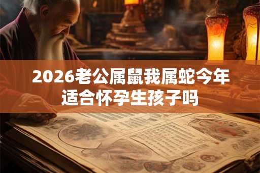 2026老公属鼠我属蛇今年适合怀孕生孩子吗