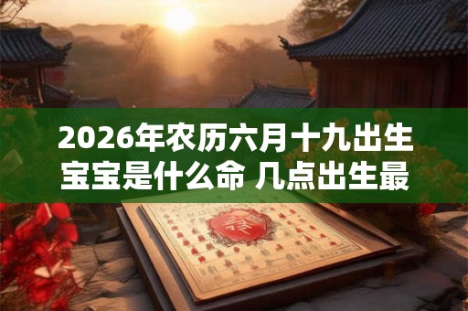 2026年农历六月十九出生宝宝是什么命 几点出生最旺 2026年农历六月十九出生宝宝是什么命 几点出生最旺