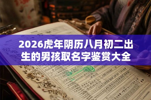 2026虎年阴历八月初二出生的男孩取名字鉴赏大全
