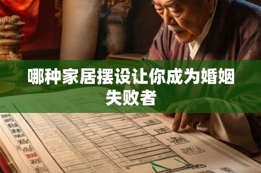 哪种家居摆设让你成为婚姻失败者