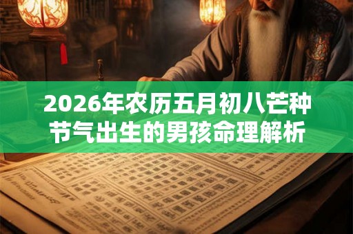 2026年农历五月初八芒种节气出生的男孩命理解析