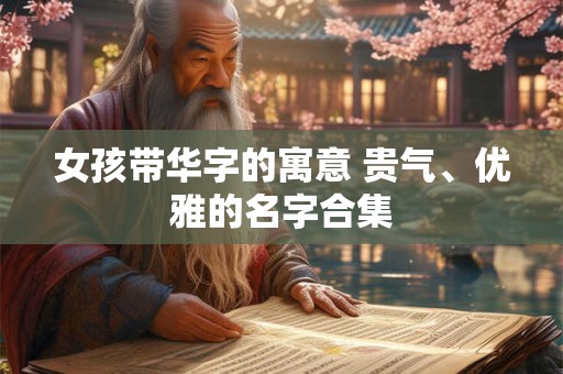 女孩带华字的寓意 贵气、优雅的名字合集