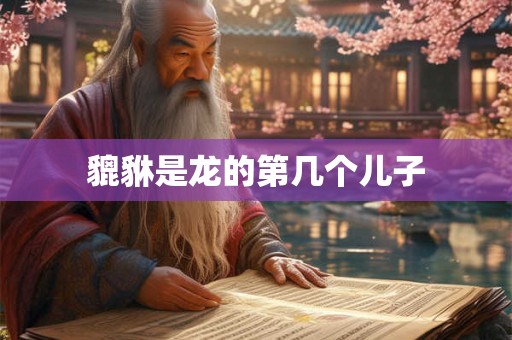貔貅是龙的第几个儿子